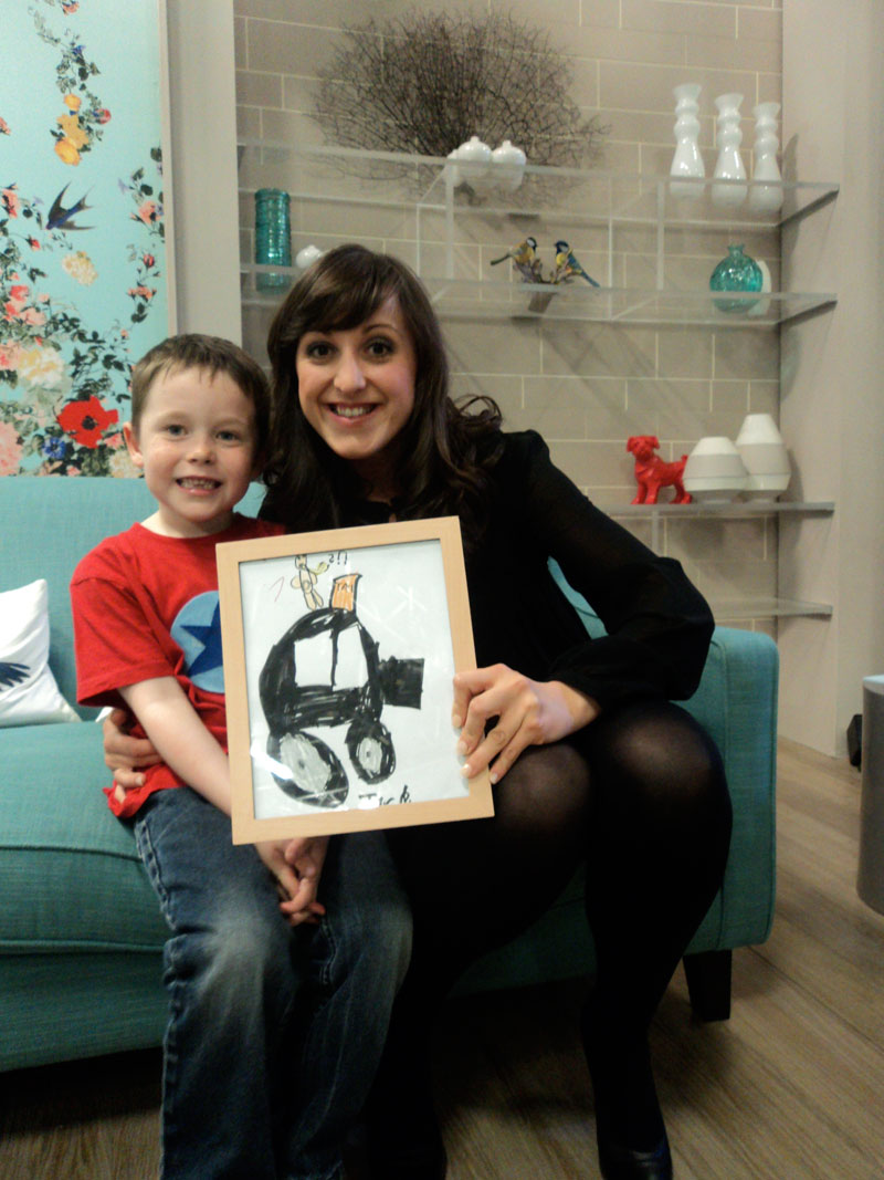 Jack’s trip to Fern Britton (Cactus TV, London) in his own words and pictures