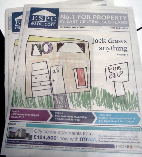 Jack on front cover of ESPC