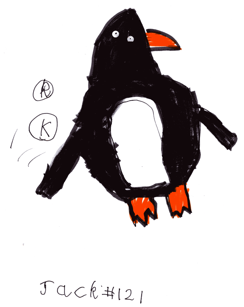 Penguin for my two grandsons Kieran and Ryan