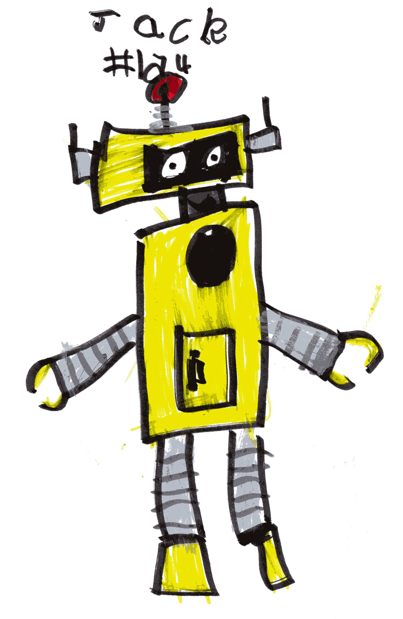 Plex the Robot (from Yo Gabba Gabba) for Andrew Ward