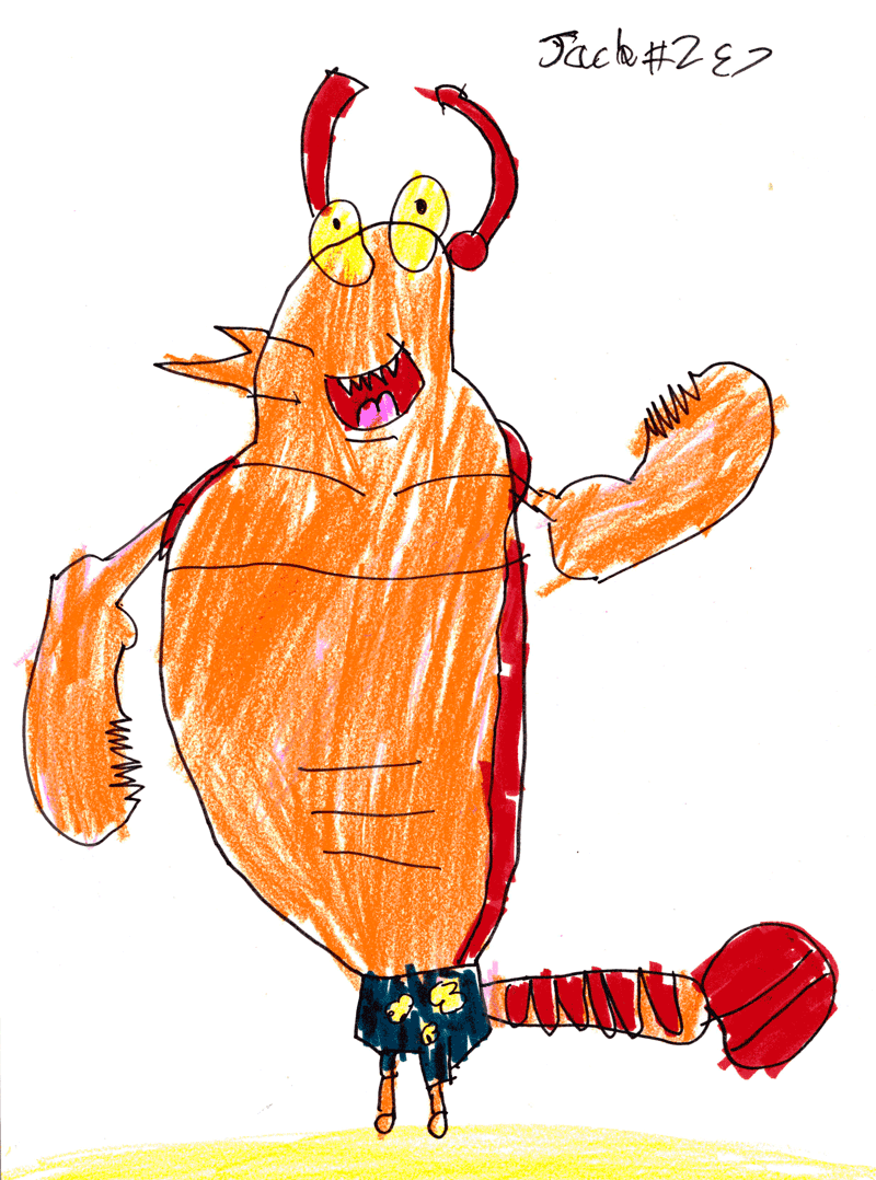 Larry the Lobster (from Spongebob Squarepants) for Neil Hutchinson