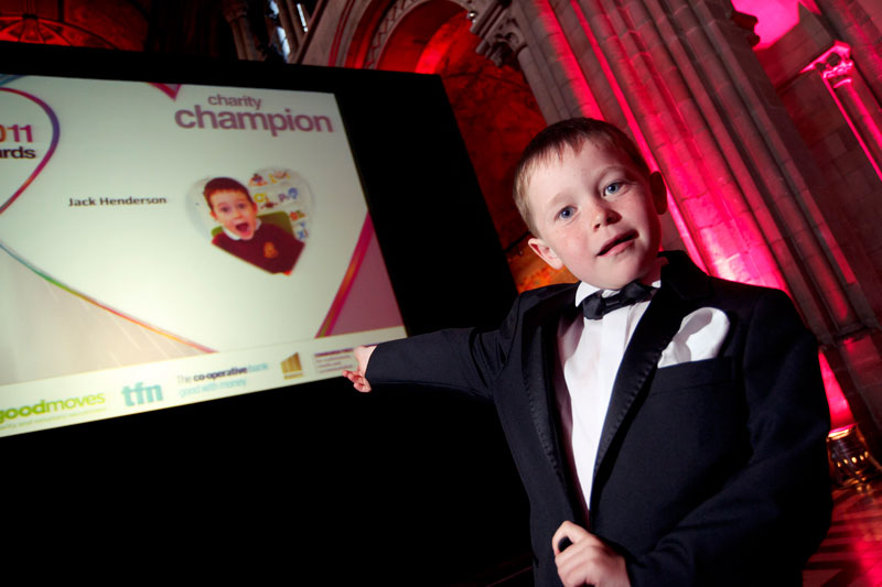 Jack at the Scottish Charity Awards 2011