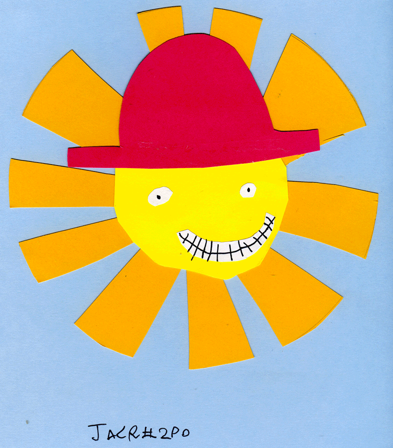 Large smiling Sun for Rich Allen