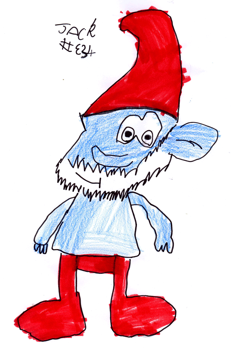 Papa Smurf for Simon Jones