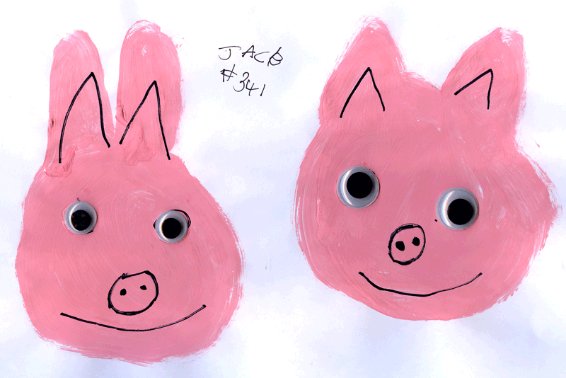 Two pigs for Joanne O’Keeffe