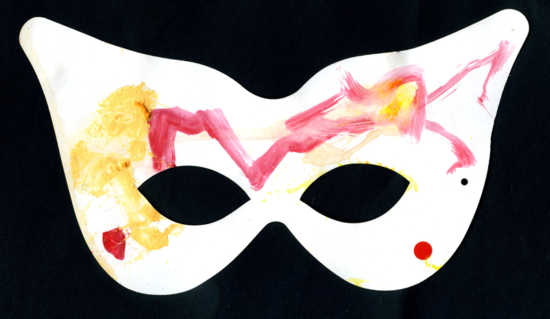 Jack, Toby & Noah draw masks for the Radio Lollipop Masked Ball 2011