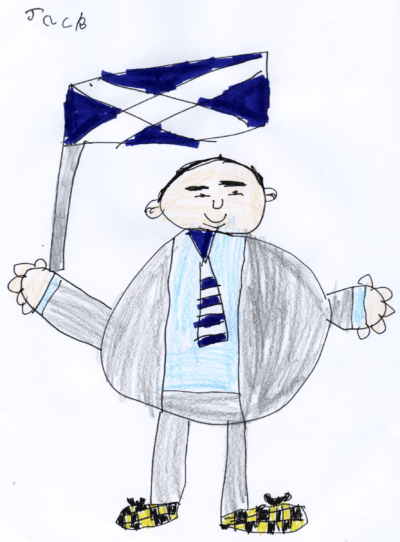 Jack’s picture of and for Alex Salmond (First Minister of Scotland)