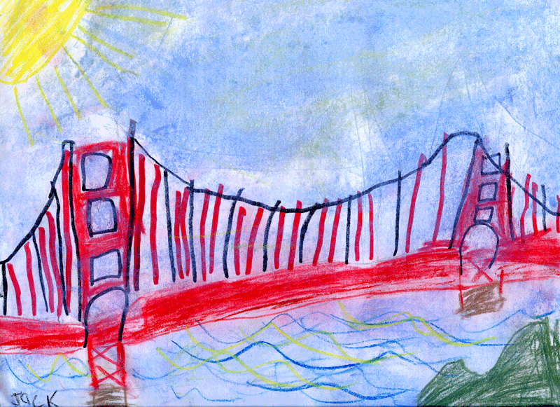 The Golden Gate Bridge, San Francisco by Jack Henderson