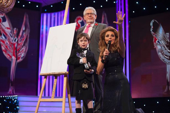 Mistake during Pride of Britain Awards auction of Jack’s Rolf Harris artwork