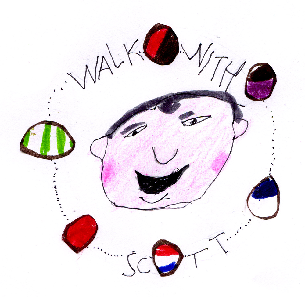 “Walk with Scott” logo by Jack Henderson