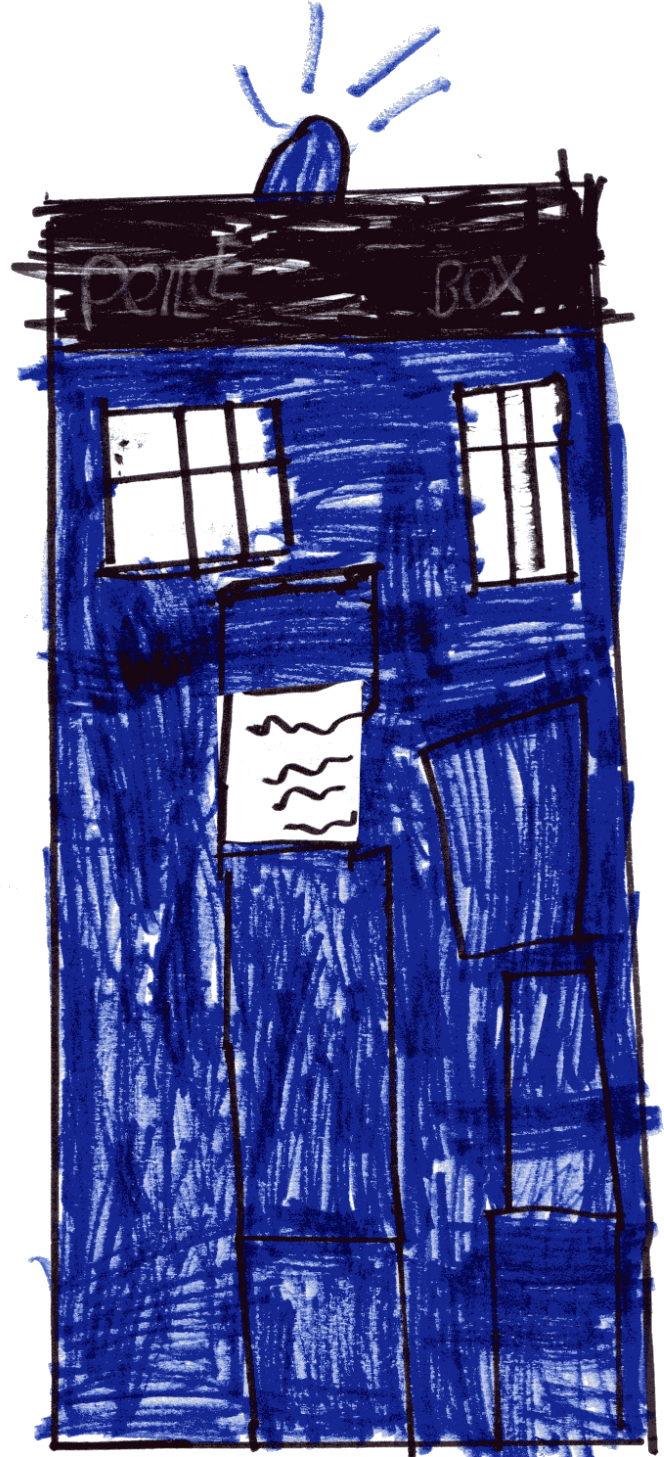 Doctor Who’s TARDIS for Louise Dryburgh